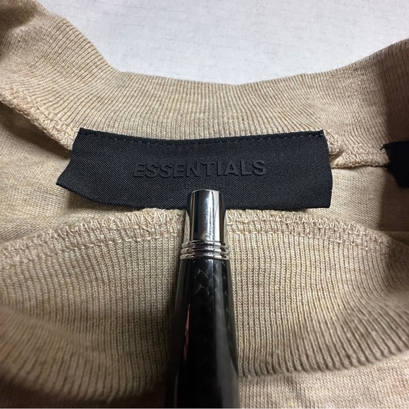 Fear of God Gold Heather T-shirt Size Small - Picture 3 of 11